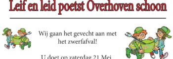 Zwerfafval opruimaktie overhoven